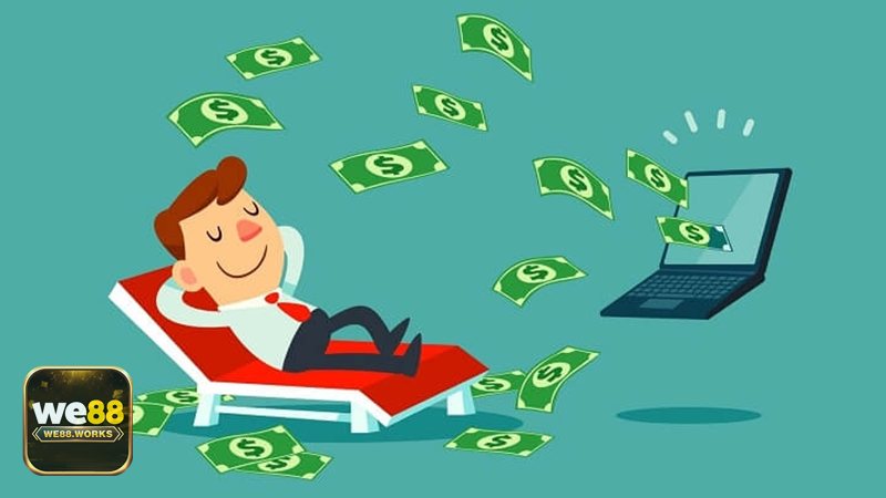 Rút Tiền we88 - Bước 2: Truy cập mục rút tiền trong ví